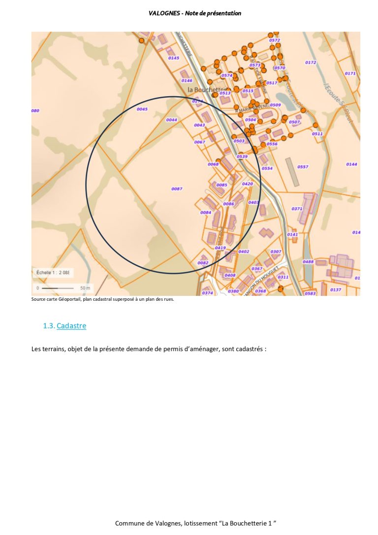 Piece administrative 2 du permis aménager