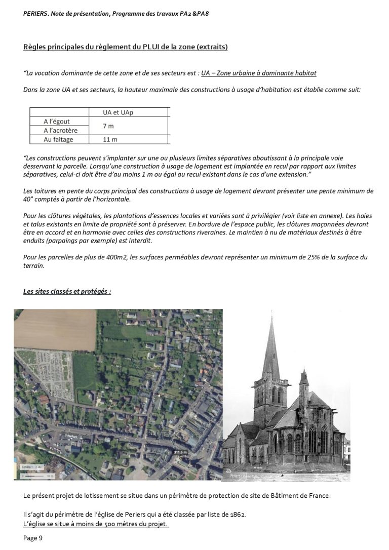 Piece administrative 2 et 8 du permis aménager