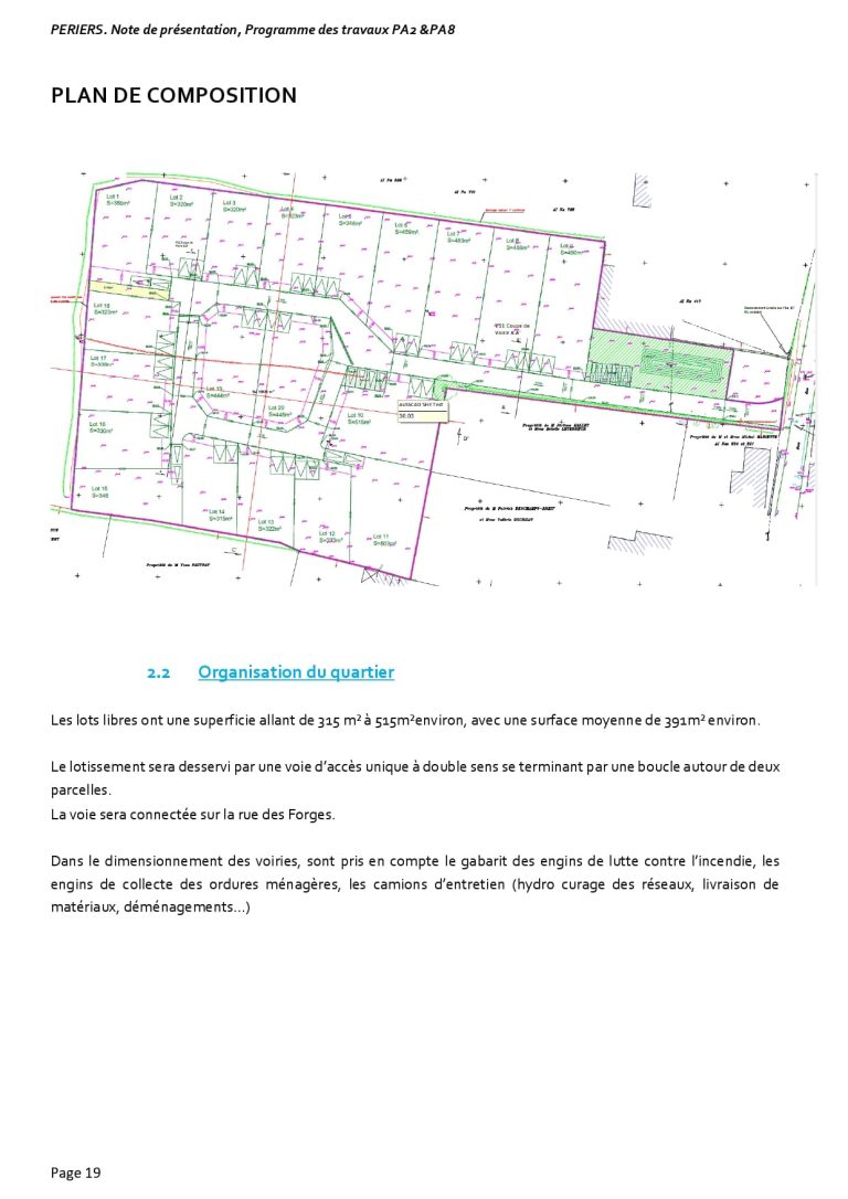 Piece administrative 2 et 8 du permis aménager