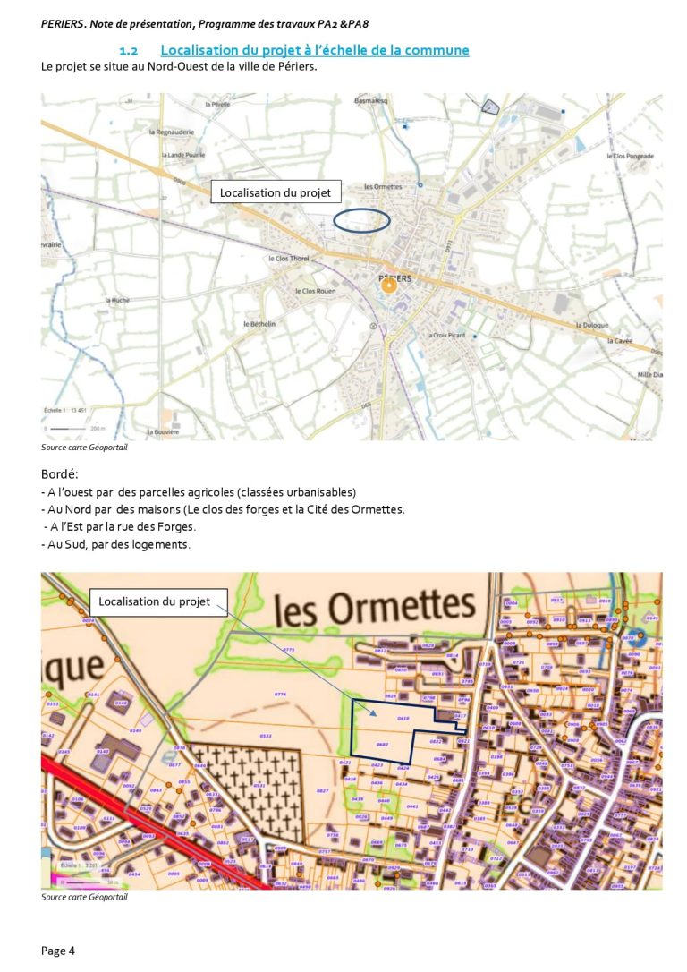 Piece administrative 2 et 8 du permis aménager